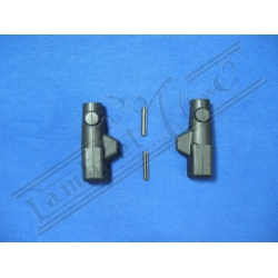 T 224 COPPIA PIEDINI IN GOMMA CON SPINE J 50 - 50 DL - 100 - 125